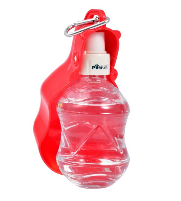 Przenośna butelka na wodę dla psa 280 ml Peti-to-Go PETI-170M-R - obrazek 5