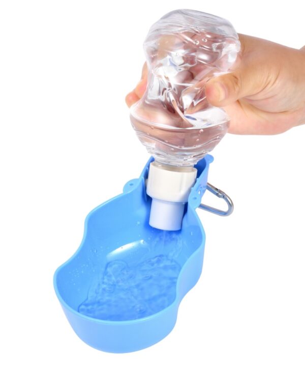 Przenośna butelka na wodę dla psa 280 ml Peti-to-Go PETI-170M-B - obrazek 6